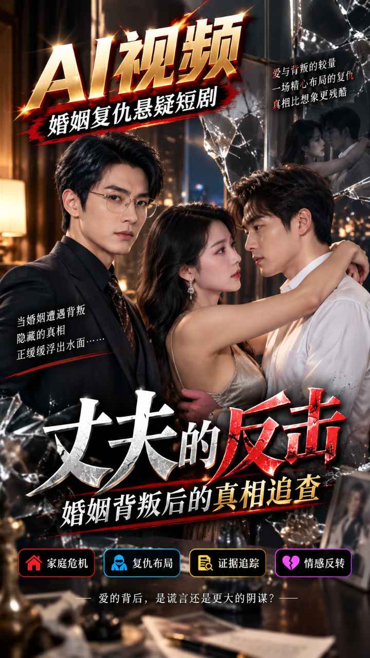 【AI成人视频】丈夫的反击 婚姻背叛后的真相追查