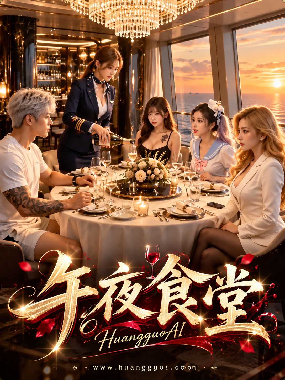 【AI成人短剧】午夜食堂