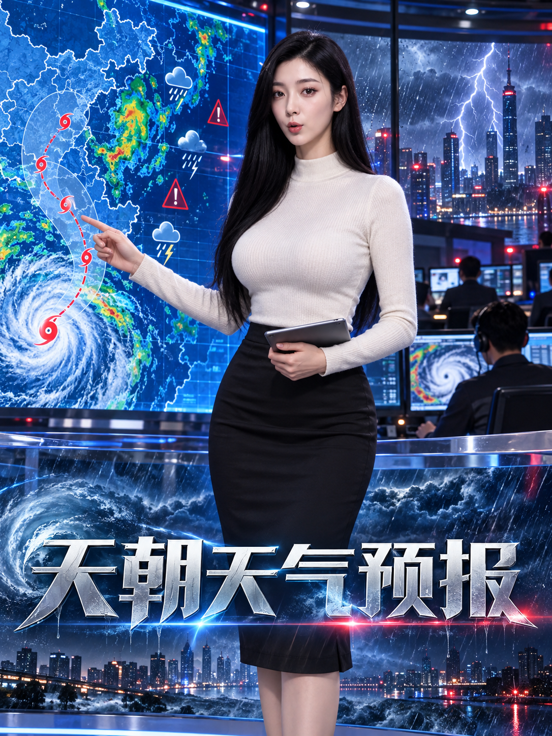 【AI成人短剧】天朝天气预报
