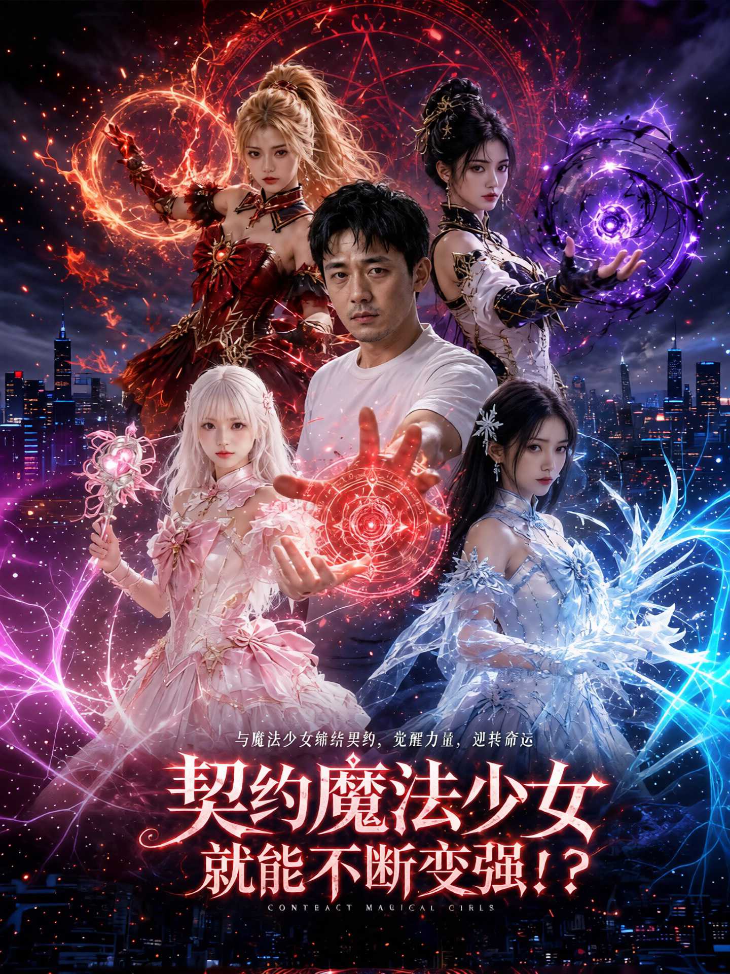 【AI成人短剧】契约魔法少女就能不断变强