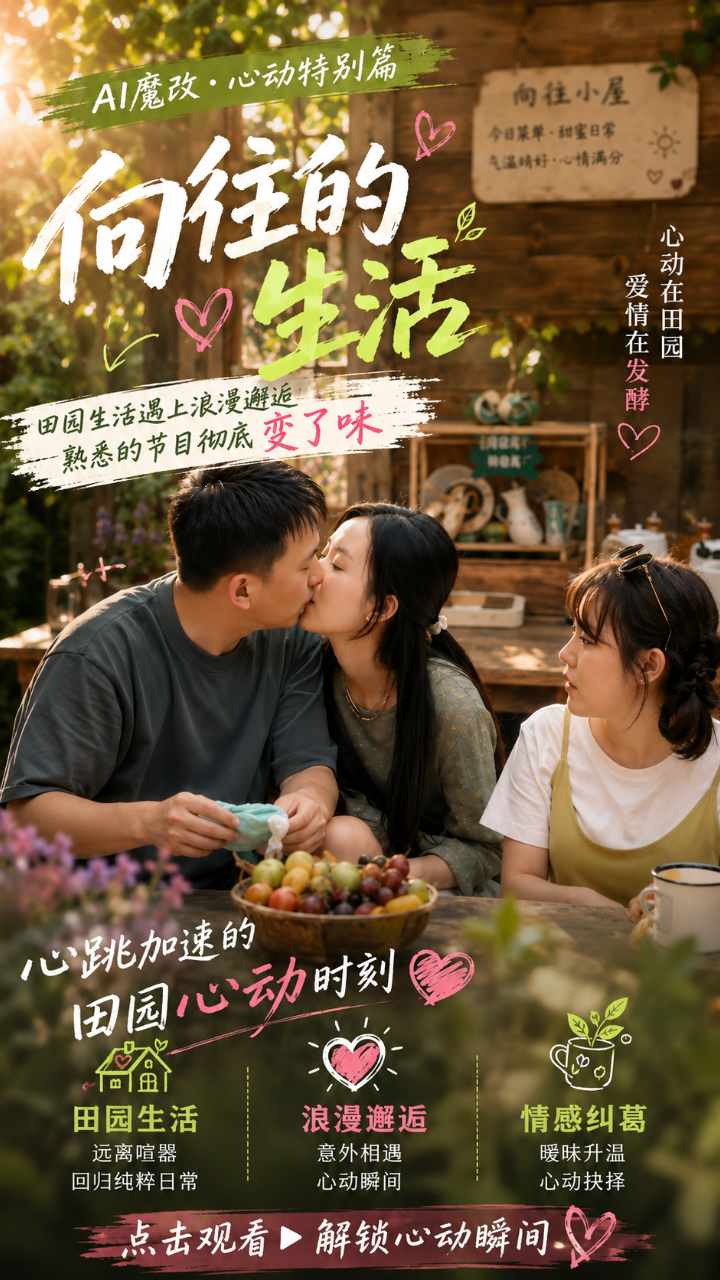 【AI成人视频】成人综艺向往的生活