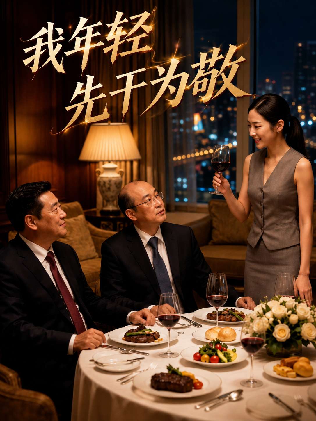 【AI成人短剧】我年轻先干为敬