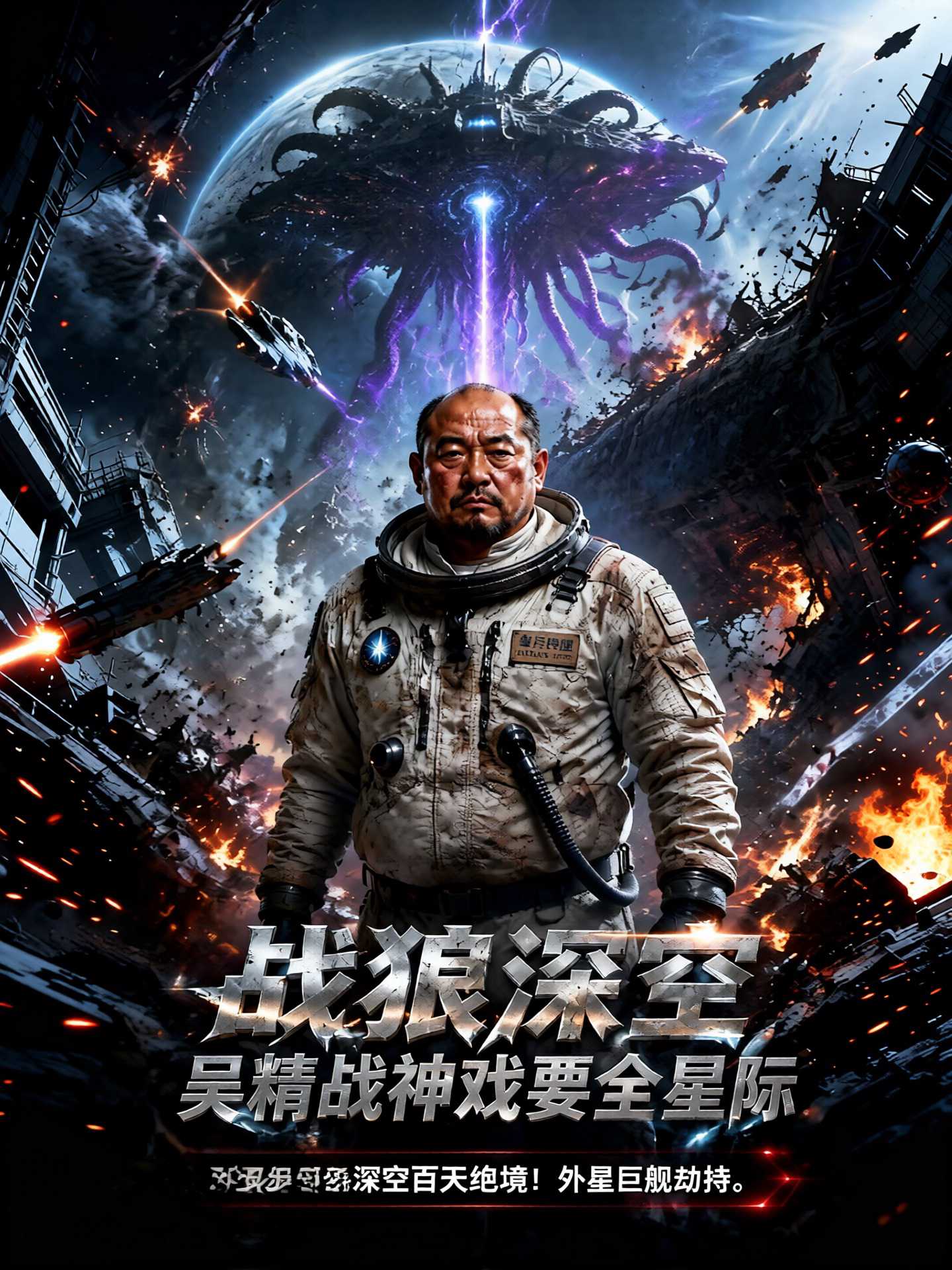 【AI成人短剧】战狼深空，吴精战神戏耍全星际