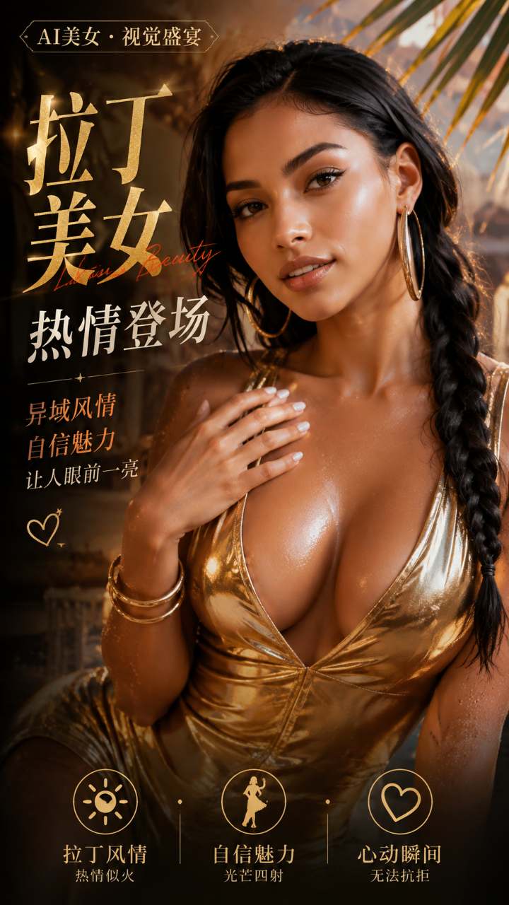 【AI成人视频】拉丁美女