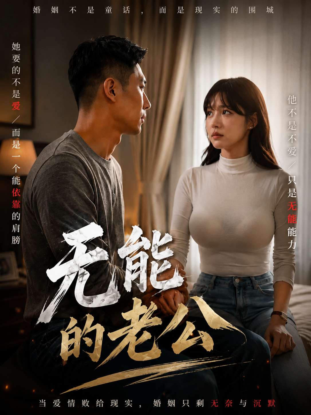 【AI成人短剧】无能的老公