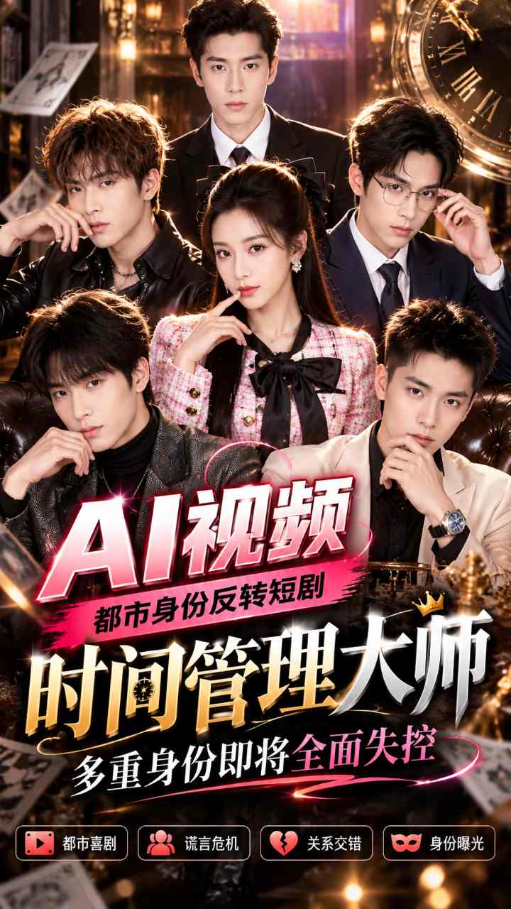 【AI成人视频】时间管理大师 多重身份即将全面失控