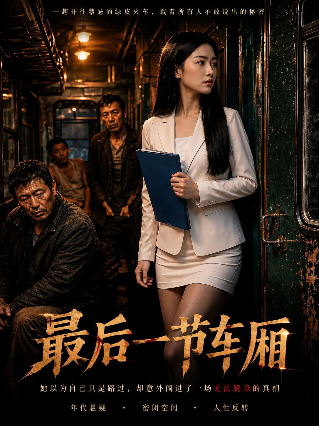【AI成人短剧】最后一节车厢