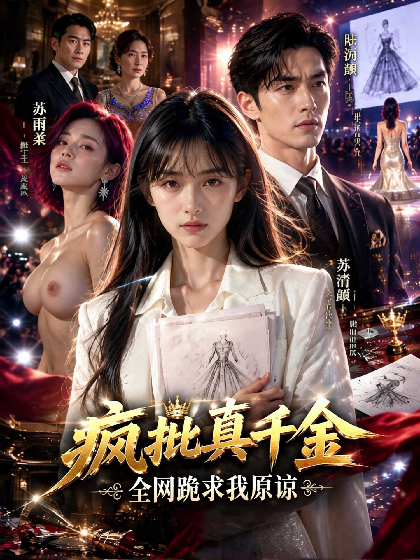 【AI成人短剧】疯批真千金：全网跪求我原谅