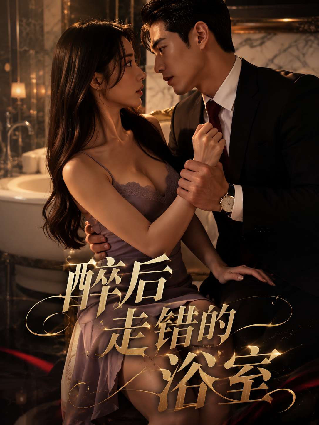 【AI成人短剧】醉后走错的浴室