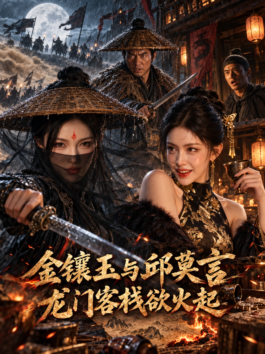 【AI成人短剧】金镶玉与邱莫言 龙门客栈欲火起