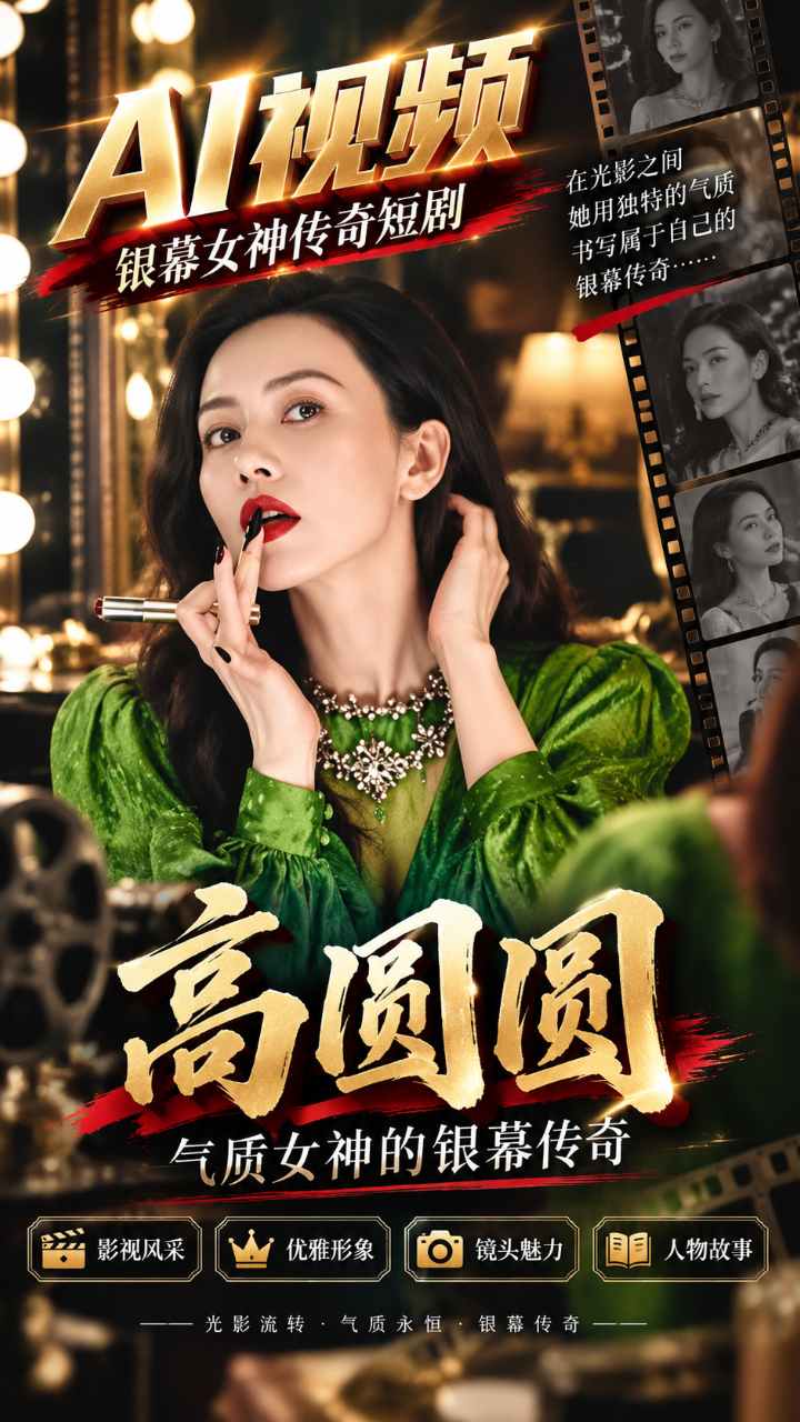 【AI成人视频】高圆圆 气质女神的银幕传奇